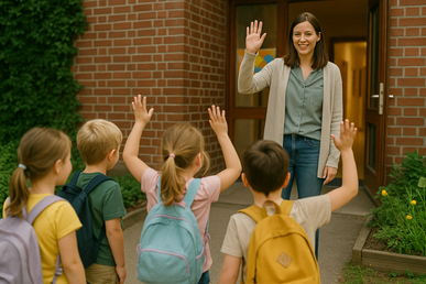 Abschluss der Vorschulkinder